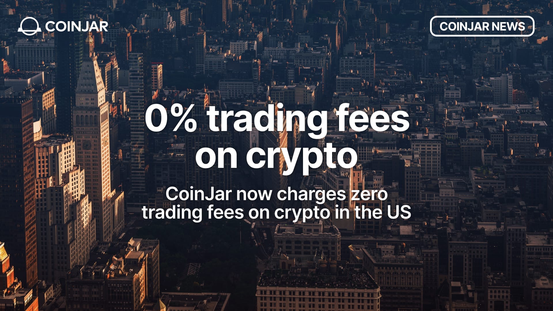 CoinJar brings 0% trading fees to US customers