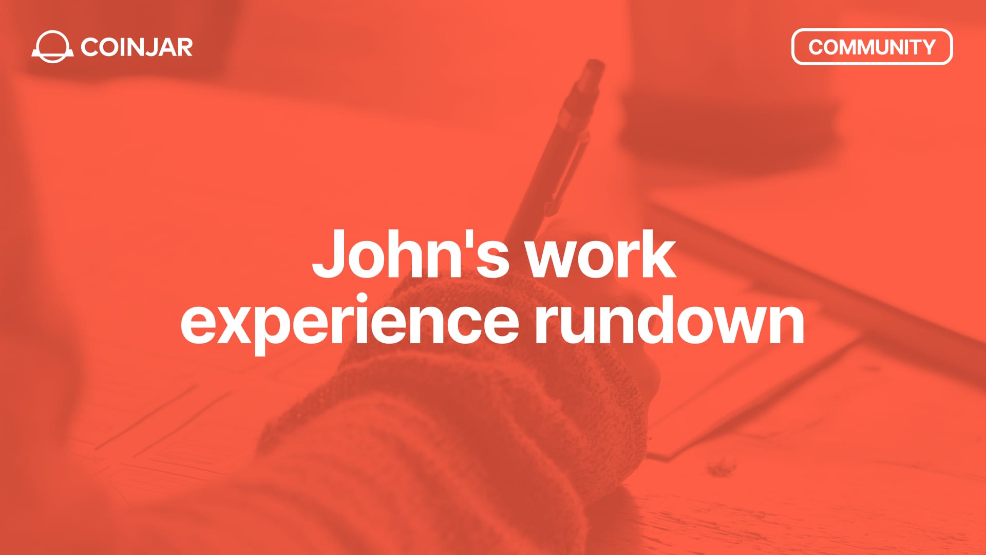 John's work experience rundown