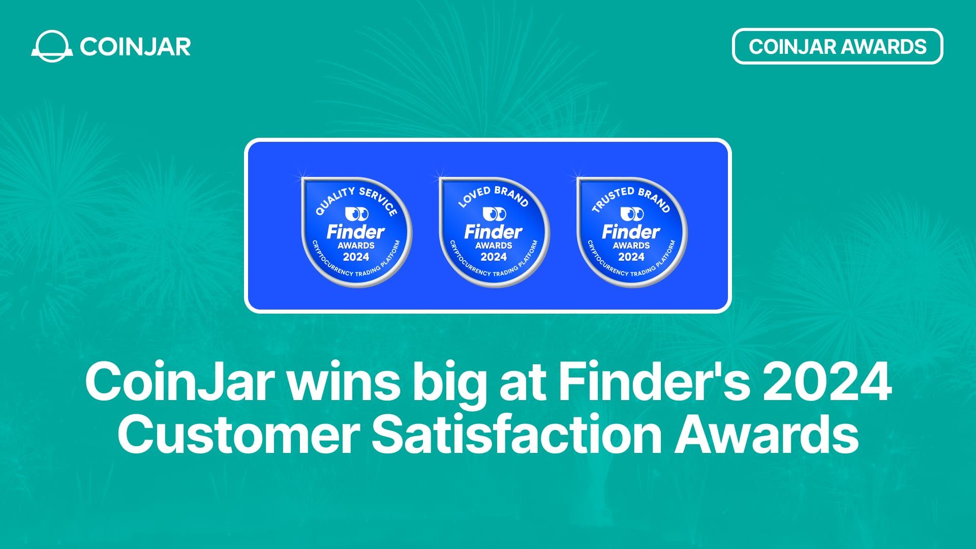 CoinJar: Multiple Wins in Finder's Customer Satisfaction Awards