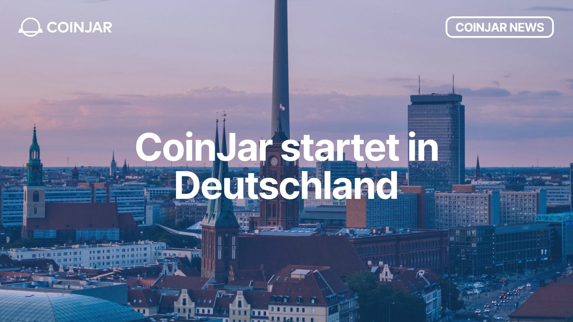 CoinJar ist jetzt in Deutschland live