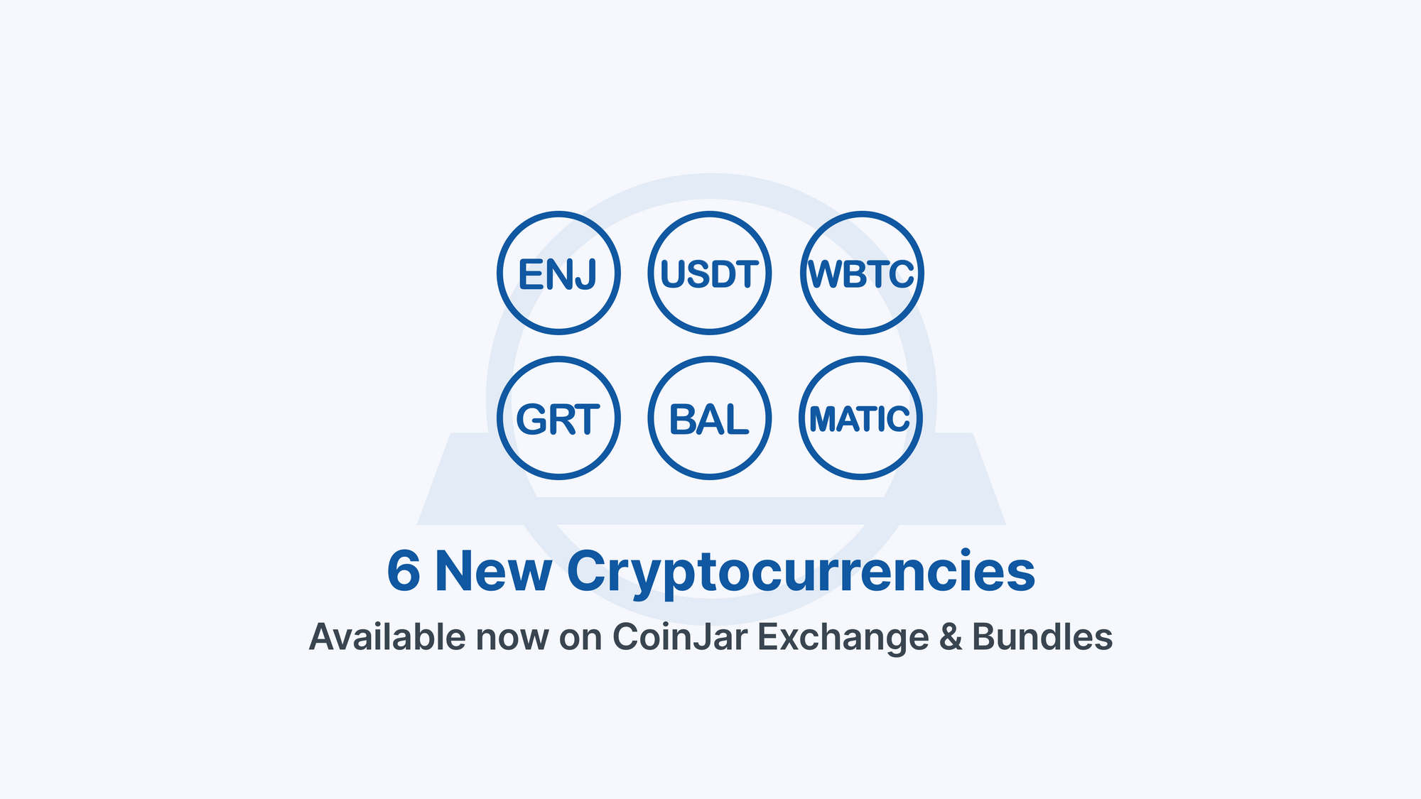 USDT, MATIC, ENJ + more added to CoinJar Exchange and Bundles.