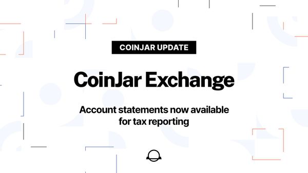 CoinJar Exchange account statements are here
