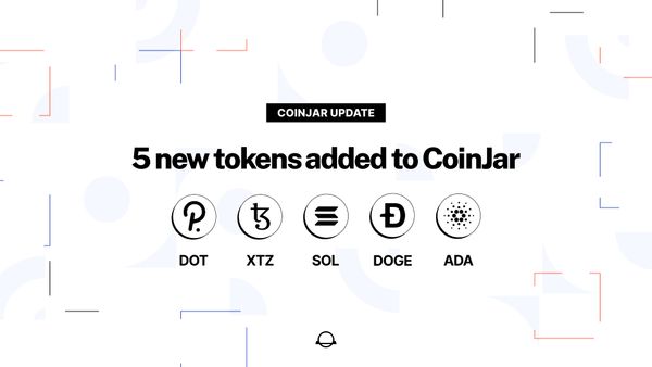 New tokens alert: DOGE, ADA, SOL, XTZ & DOT have arrived