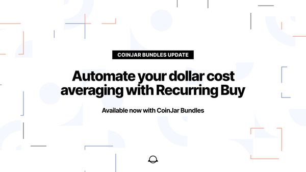 Recurring Buy (DCA) is now available on CoinJar!