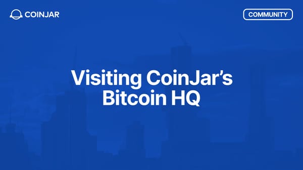 Grade 9 Future Week Students Visit CoinJar’s Bitcoin HQ