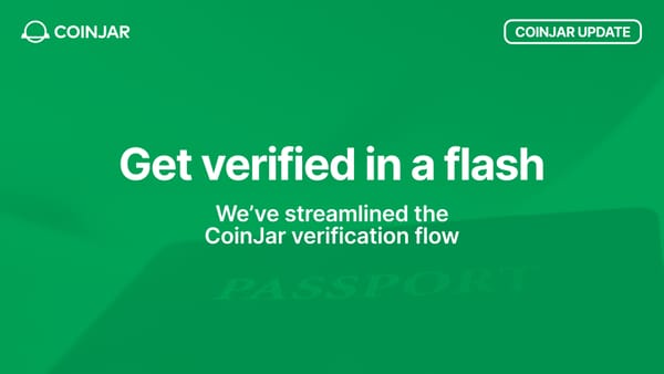 You Can Now Verify Your CoinJar Account in a Web Browser – No Mobile App Needed