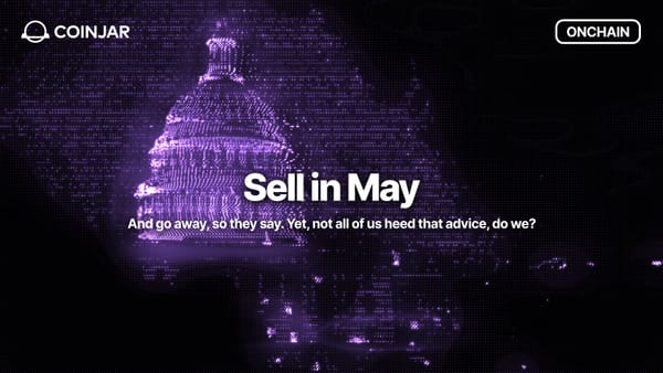 Onchain: Sell in May