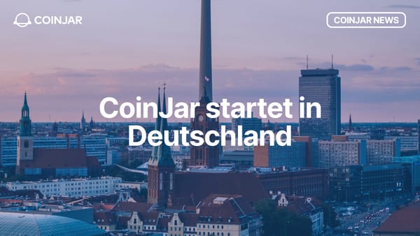 CoinJar ist jetzt in Deutschland live