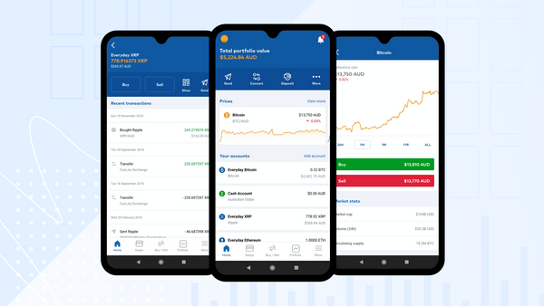 The new CoinJar app for Android. Buy, sell & send crypto in-app.